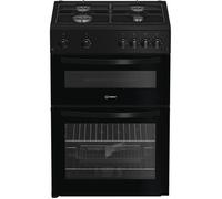 Indesit ITG6GB Gas Cooker with Separate Grill, Black, A+ Rated, 869991714470 A+