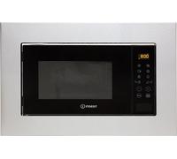 Indesit MWI120GXUK 20 Litre 39cm High, Built In Small Microwave With Grill - Stainless Steel, Stainless Steel