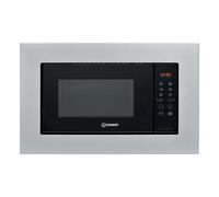 Indesit MWI120GXUK Built In Microwave Oven Grill in St Steel 20L 800W