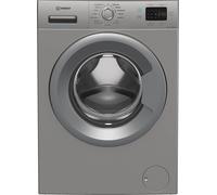 Indesit Push&Go IP 1046S PUSH&GO UK 10kg Washing Machine with 1400 rpm - Silver - A Rated, Silver