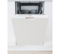 Indesit PushAndGo Slimline Integrated Dishwasher 10 Place Setting 45cm Built In [EEK: D]