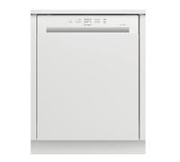 Indesit I3BL626UK Semi Integrated Standard Dishwasher - White Control Panel - E Rated, White