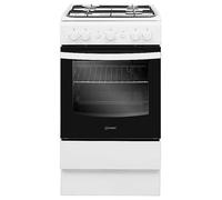 Indesit Single 50cm Gas Cooker IS5G1KMW/U - White White