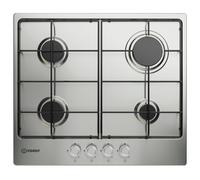 Indesit THP642IXI1 60cm 4 Burner Gas Hob in Stainless Steel
