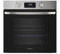 Indesit Turn&Go IO 253 X UK Electric Oven - Black, Silver/Grey