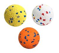 Indestructible Dog Ball, 3 Pcs Dog Balls Nature Rubber High Bounce Solid Dog Balls for Throw and Fetch, Durable Toy Balls for Dogs for Puppy Small and Medium Dogs Playing Toys (Mini: 5cm/1.97in)