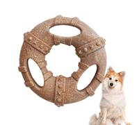 Indestructible Dog Bone Toy - Wood Dog Chew Toy | Aggressive Chewers, Interactive Tough Pet Enrichment Supplies For Teeth Cleaning Entertainment Training Fetch Tug Outdoor