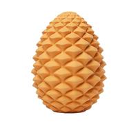 Indestructible Dog Toy: Strongest Pine Cone Shape, Boredom Breaker Treat Dispenser, Hygiene Bone | Heavy Duty Rubber, Pa Enrichment Toy