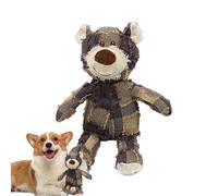 Indestructible Robust Bear Dog Toy, Bear Toy For Aggressive Chewers, Resistant Squeaky Toys, Robust Squeak Chew Toy, Soft Puppy Chew Toys For, Puppy, Pets