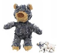 Indestructible Robust Bear Dog Toys, 2024 Upgraded Indestructible Dog Toys To Keep Them Busy, Dog Toys Indestructible, Plush Dog Toy for Large Small Dogs (S,B)