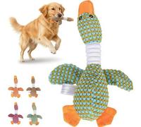 Indestructible Robust Goose Dog Toys, Robust Goose Dog Squeak Chew Toy for Aggressive Chewers Small Medium Large Breed, Plush Dog Toy for Heavy Chewers, Soft Interactive Puppy Training Toy