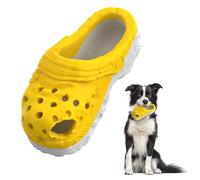 Indestructible Slipper-Shaped Dog Toy, 2-in-1 Interactive Chew Toy & Treat Dispenser Puzzle for Large Dogs, Tough Durable Play for Aggressive Chewers