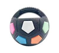 Indestructible Squeaky Ball | Handheld Round Interactive Football Toys | Dog Chewing Ball, Pet Training Supplies - For Indoor Outdoor