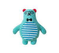 Indestructible Squeaky Pig Toy for Aggressive Chewers Durable Dog Chew Toys Robust Animal Plaything for Large Interactive (A, 32x14cm)