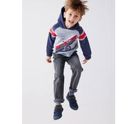 Indestructible Straight Leg Relax Jeans, Easy to Slip On, for Boys denim grey