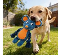 Indestructible Toys Chewing Squeaky Aggressive Chewers Small Medium And Large Filled With Animal Keep Them Busy With Puppy Teething. (B, 19cm)
