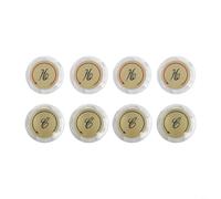 Index Buttons 8 Pack For Double Handle Sink And Shower Faucets With Hot Cold Designation Compatible With LDR Delex Fittings