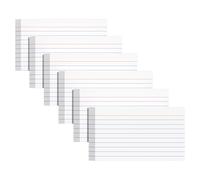 Index Cards 3 X 5, 300 Count, White Flash Cards For Studying, Lined Flashcards Notecards, Study Card, Ruled Front And Blank Back, Heavy Note Cards For Office, Home And School