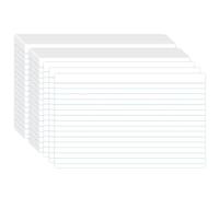 Index Cards 5x8, Ruled Index Cards, Flash Cards for Studying, White Index Cards, File Note Cards, Study Cards, Flash Cards, Study Cards, 100 Pcs Lined Index Flashcards for Office and School Supplies