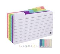 Index Cards Cardboard Ring Stickers for Learning, Annotation and