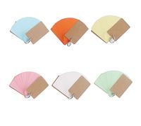 Index Cards with Ring, Flash Cards, Colourful Flash Cards, 6 Pack 300 Vocabulary Cards for Revision, Revision Cards Index Cards Mini Notepads Blank Flashcards Study on Ring