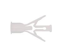 INDEX Fixing Systems ANCLA Pack of 100 Hollow Bricks and Plasterboard Plugs Nylon 10 x 40 mm Diameter 10 mm
