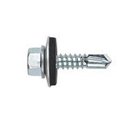 Index Fixing Systems din-7504-k + arvul - Pack of 500 Screws autotaladrantes Hexagon Head Washer with Stamped Screw (Coating), ABE166325