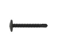 Index Fixing Systems Taen - Pack of 500 Screws autotaladrantes of Raised Head Low, Footprint Phillips and Washer Stamped Screw (Coating) Black, TAEN4232