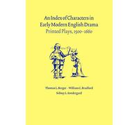 Index of Characters Early Mod Drama: Printed Plays, 1500-1660