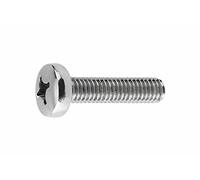 Index t9850420z - Screw Thread Metrica din-7985 Raised Head Philips Footprint Zinc Plated M4 X 20
