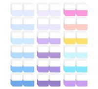 Index Tabs,360 Pcs Colored Book Sticky Index Tabs Self Adhesive Writable and Repositionable Page Markers Labels Suspension File Tabs for Home Office Notebooks File Classification Folders