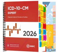 Index Tabs for AAPC Version ICD-10-CM 2025/2024 The Complete Official Codebook, 84 Color Coded Clear PVC Laminated Tabs, Bookmarker, 50 ICD-10 Coding Guidelines Tabs 34 Blank Tabs (Book not Included
