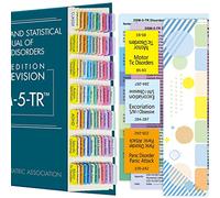 Index Tabs for DSM-5-TR, DSM-5, Color-Coded and Laminated DSM-V-TR Tabs