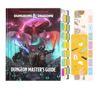 Index Tabs for Dungeons & Dragons 2024 Dungeon Master's Guide, Color-Coded Laminated D&D Core Rulebook Tabs, with Page Numbers and Alignment Guide & Bookmark (Book not Included)