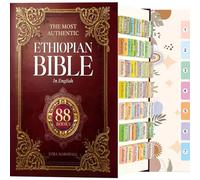 Index Tabs for The Most Authentic Ethiopian Bible in English Complete, 90 Color Coded Laminated Repositionable Tabs, Includes Alignment Guide & Bookmark and 13 Blank tabs (Book not Inlcluded)