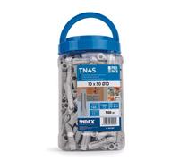 Index TN4S08EP - Plastic Container with Nylon Dowels t4s 08x040e (Container with 500 Units.)