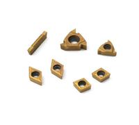 Indexable Carbide Inserts 7-Piece Kit CCMT060204 DCMT070204 Models for Lathe Shank Boring for Bars High Hardness Wear Resistant Machining Industrial Use