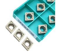 Indexable carbide lathe tool CCMT09T304 CCMT09T308 MT CT3000 Cermet Internal Turning Tool Inserts Metal Lathe Steel Processing(CCMT09T304 MT CT3000)