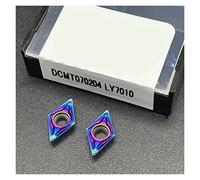 Indexable carbide lathe tool DCMT070204 DCMT070208 Insert Carbide Blade CNC Tool(DCMT070204 LY7010)