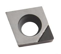 Indexable Insert CCGT09T304 PCD, 2-Pack Cutting Tool for CNC Machining of Aluminum, Copper and Synthetic Fibers, Long Service Life