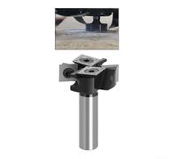 Indexable Router Bit with High Hook and Shear Angles for Clean Slicing Action in For Woodworking Without Splintering or Tear Out (Replaceable Blades)