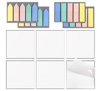 Indexes Tabs Translucent Sticky Tabs Rectangle and Arrows Notes Flags Page Markers for School Indexes Tabs
