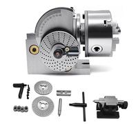 Indexing Heads Universal 3 Jaws for Milling Machine Rotary Table Vertical Horizontal with Tailstock CNC Milling Accessory
