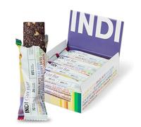 INDI Gut Bar | Pre & Probiotics for Gut Health | 20 Superfoods for a Healthy Gut inc. Raw Fruit, Nuts & Seeds | High Fibre Snack Bar| 12 Pack | Made in UK