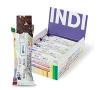 INDI Gut Bar | Pre & Probiotics for Gut Health | 20 Superfoods for a Healthy Gut inc. Raw Fruit, Nuts & Seeds | High Fibre | 12 Pack | Made in UK