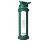 Indi Protein Shaker | Smoothie Bottle inc. Stainless Steel Metal Mixer Ball | Gym Supplement Blender | 700ml | Dishwasher Safe & BPA Free | Made in UK
