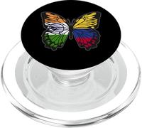 India and Colombia Mix Butterfly Half Indian half Colombian PopSockets PopGrip for MagSafe