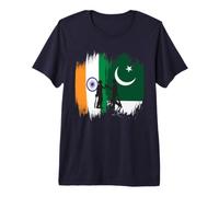 India and Pakistan Cricket for Finals Premium T-Shirt