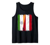 India Austria Half Flag Indian Austrian Heritage Tank Top