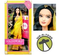 India Barbie Dolls of The World Barbie Collector Pink Label 2011 Mattel W3322